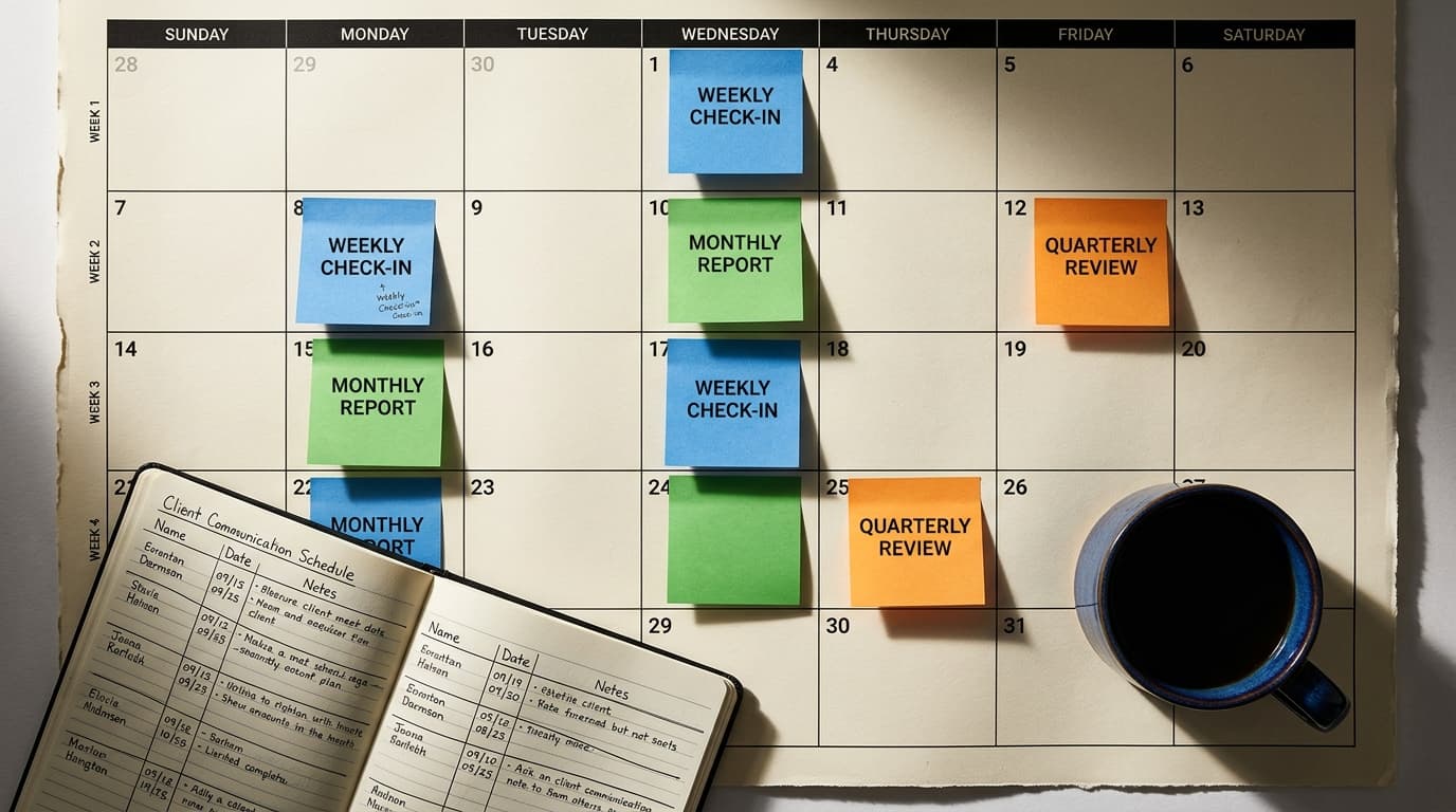 The Proactive Communication Cadence: How Often to Talk to Your Agency Clients (and What to Say)