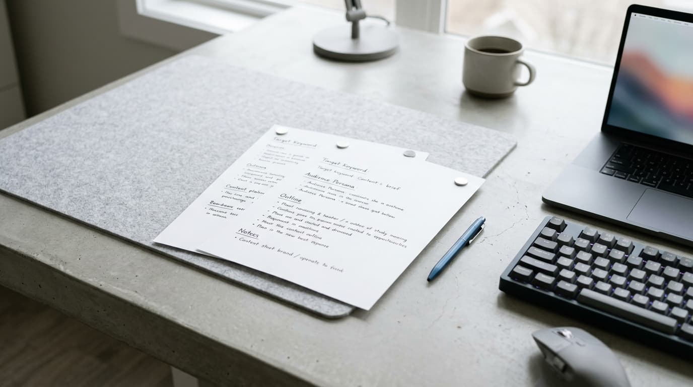 Using AI for SEO: Five Prompts to Build SEO-Ready Content Briefs